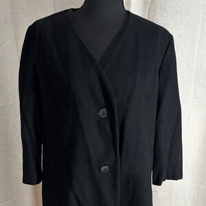 Vntage 60s Gloria Swanson by Puritan Forever Young Black Women’s Light Jacket